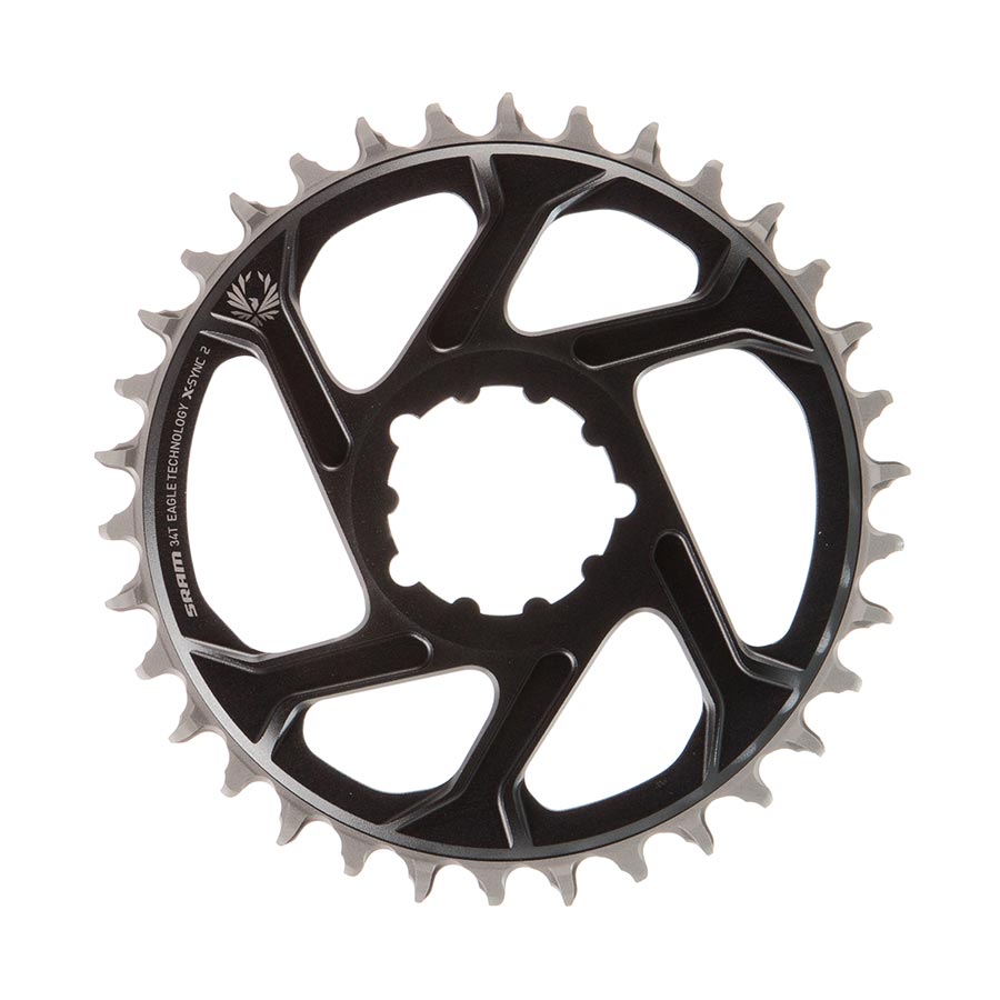 SRAM, Eagle, Chainring, Teeth: 30, Speed: 11/12, BCD: Direct Mount, Aluminum, Grey, -4mm