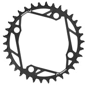 SRAM, Eagle T-Type E-MTB, Chainring, Teeth: 34, Speed: 12, BCD: 104, Bolts: 4, Steel, Black