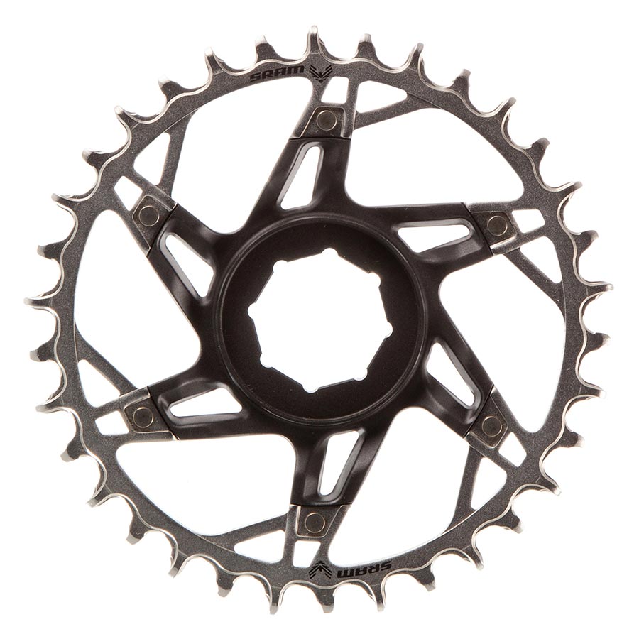 SRAM, XX Eagle T-Type DM E-MTB Brose, Chainring, Teeth: 34, Speed: 12, BCD: Direct Mount, Aluminum/Steel, Black
