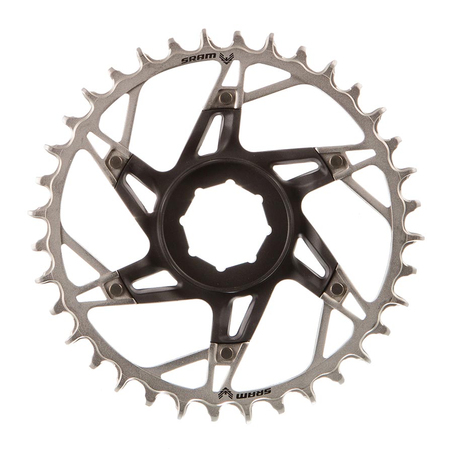 SRAM, XX Eagle T-Type DM E-MTB Brose, Chainring, Teeth: 34, Speed: 12, BCD: Direct Mount, Aluminum/Steel, Black