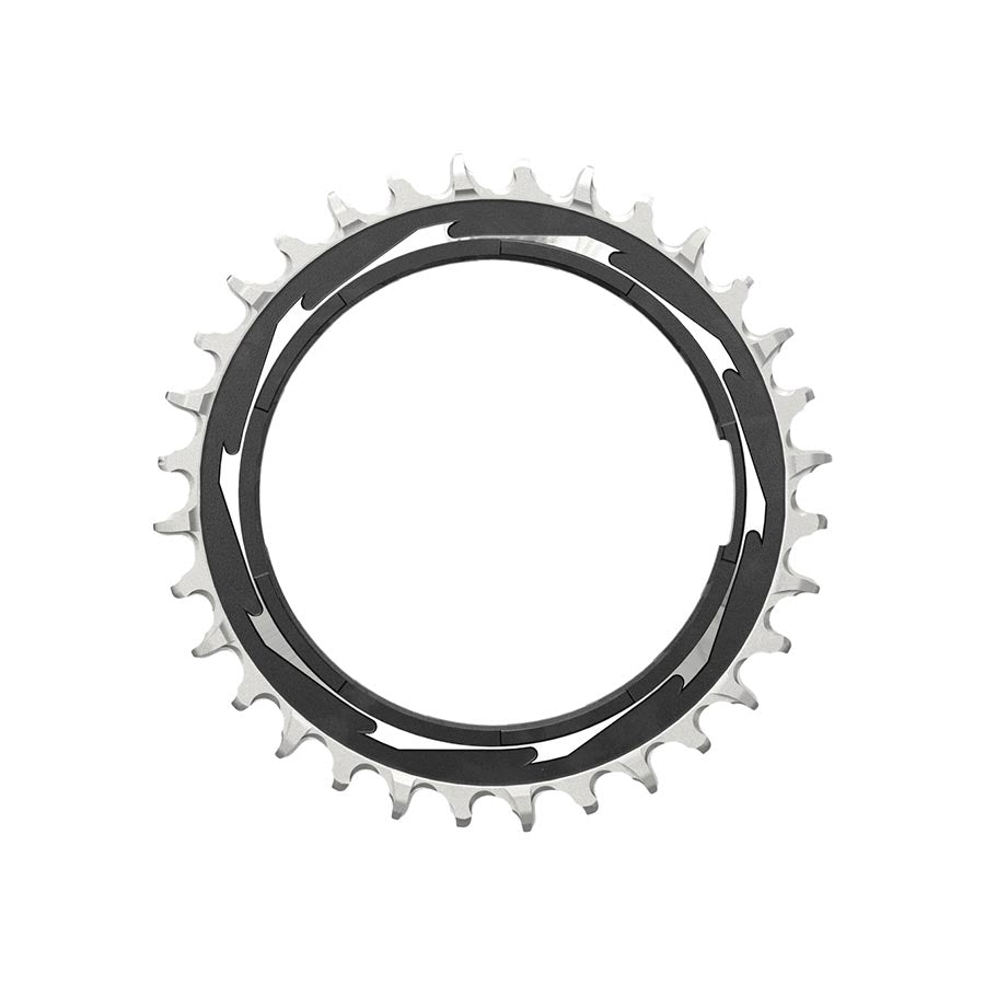 SRAM, Eagle T-Type Thread Mount 0mm Offset, Chainring, Teeth: 32, Speed: 12, BCD: Thread Mount, Aluminum, Black