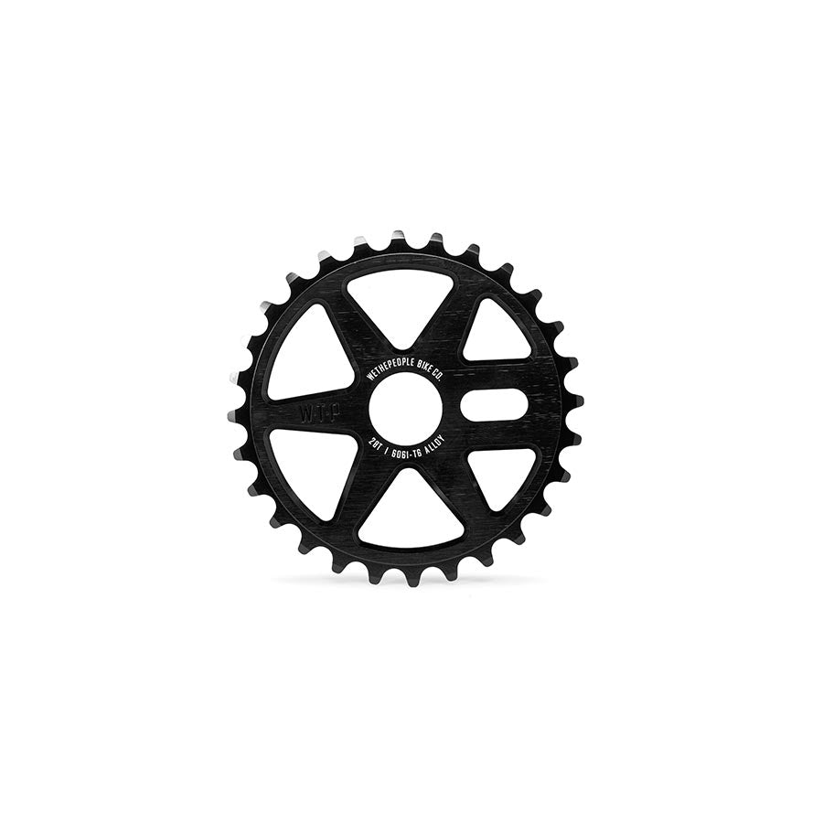 We The People, Logic, Chainring, Teeth: 28, 6061-T6 Aluminum, Black