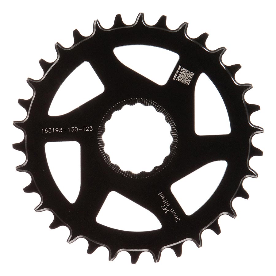 TRP, EVO 12 CR-M9050, Chainring, Teeth: 30, Speed: 12, BCD: Direct Mount, Front, Aluminum, Black