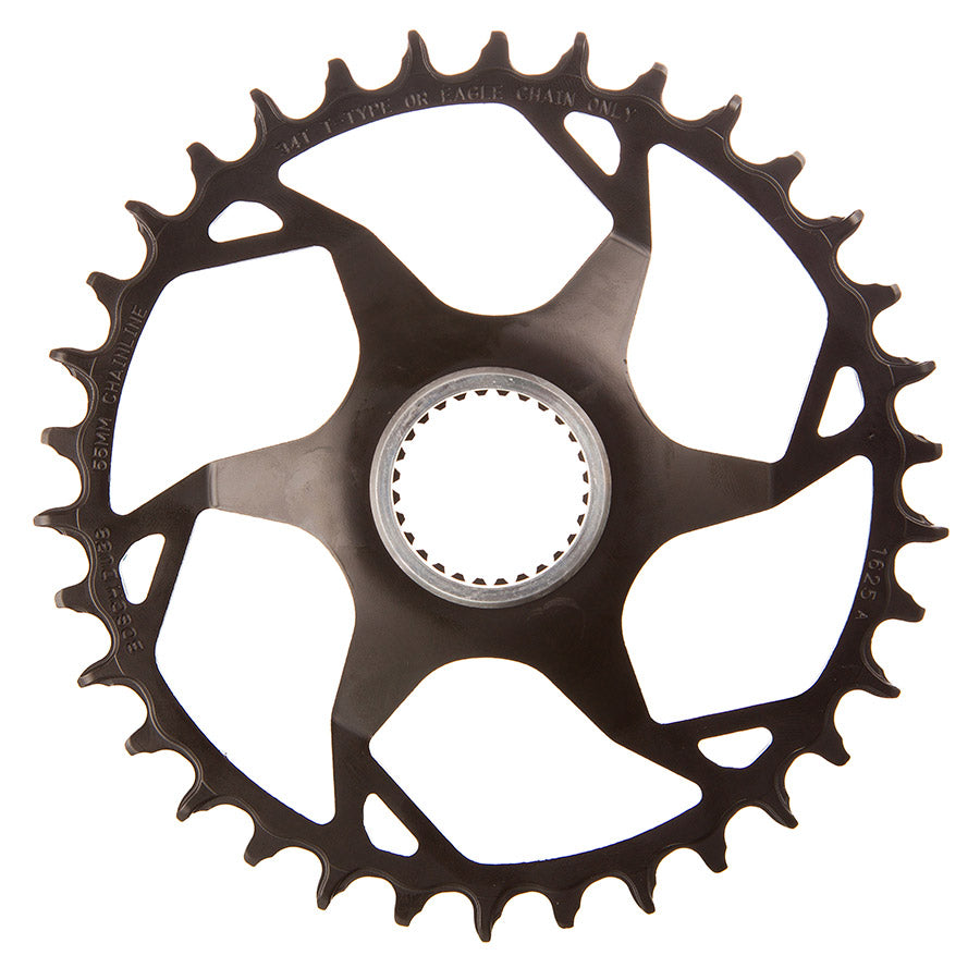 SRAM, Bosch DU38 T-Type, Chainring, Teeth: 36, Speed: 12, BCD: Direct Mount Bosch DU38, Steel, Black