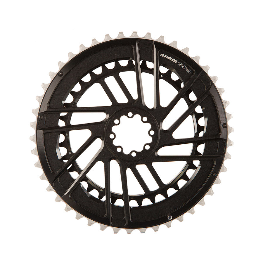 SRAM, Force E1 2x Direct Mount, Chainring, Teeth: 46/33, Speed: 12, BCD: Direct Mount SRAM 8 Bolt, Black