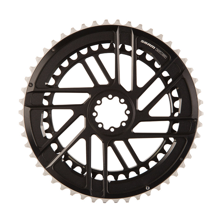 SRAM, Force E1 2x Direct Mount, Chainring, Teeth: 46/33, Speed: 12, BCD: Direct Mount SRAM 8 Bolt, Black