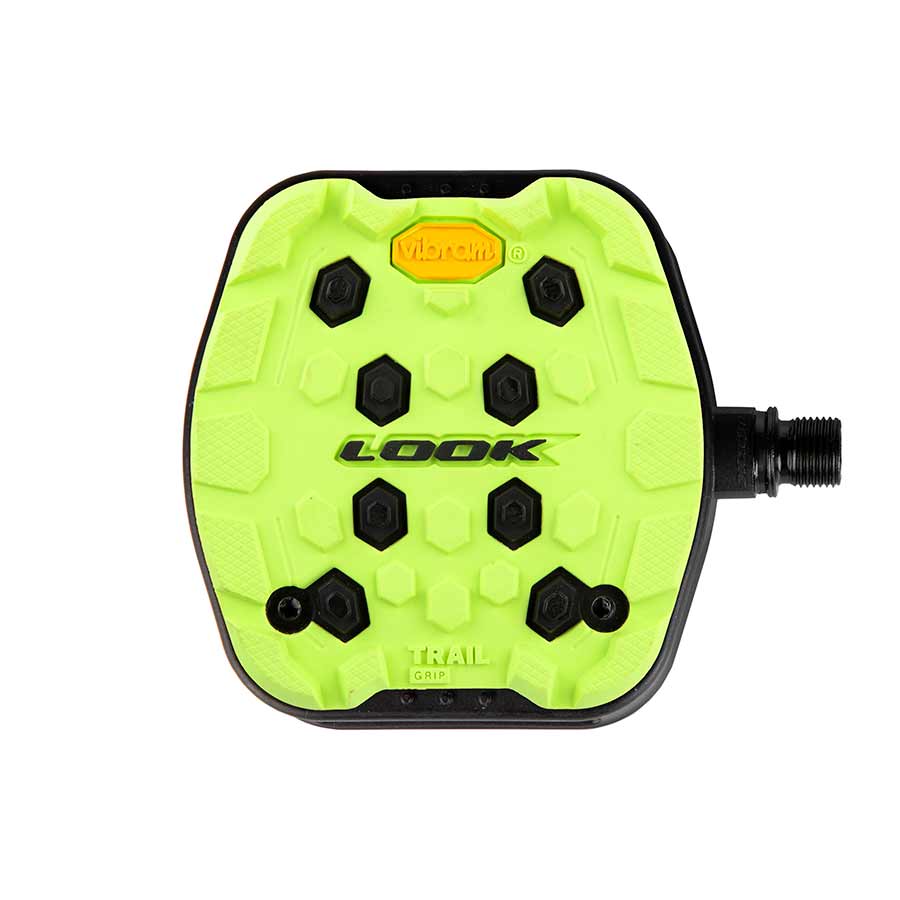 Look, Trail Grip, Platform Pedals, Body: Composite, 9/16'', Black, Pair