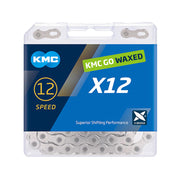 KMC, X12 Wax, Chain, 12 Speed, 5.5mm, 126 Links, Silver