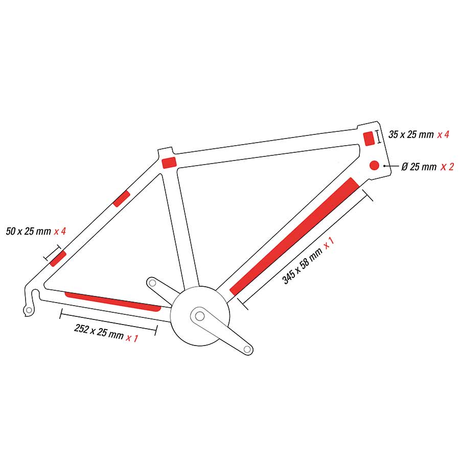 Zéfal, Skin Armor, Frame protection, M, (12 Stickers)