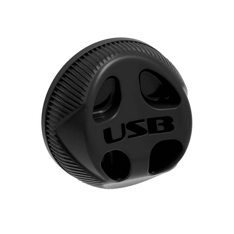 Lezyne, Lights End Plug, Black (For KTV Drive)