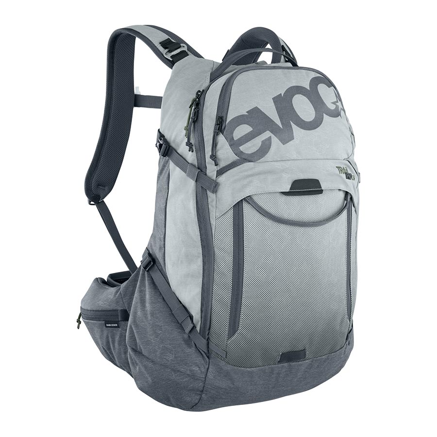 EVOC, Trail Pro, Protector backpack, 26L, Stone/Carbon Grey, SM