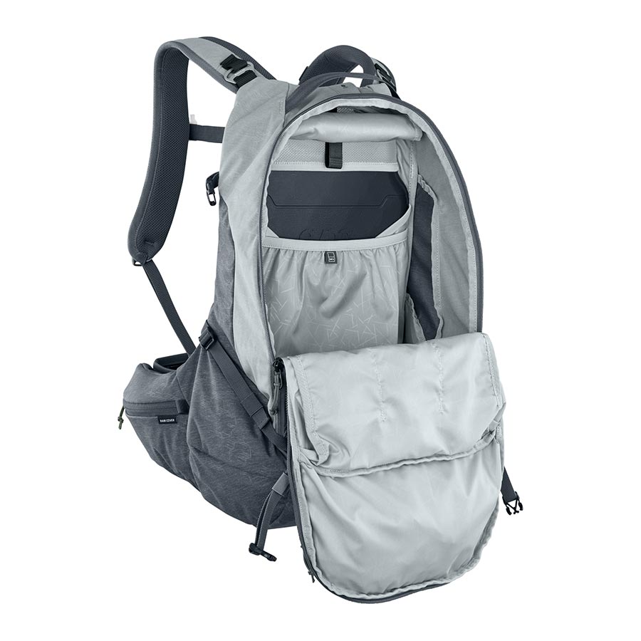 EVOC, Trail Pro, Protector backpack, 26L, Stone/Carbon Grey, SM