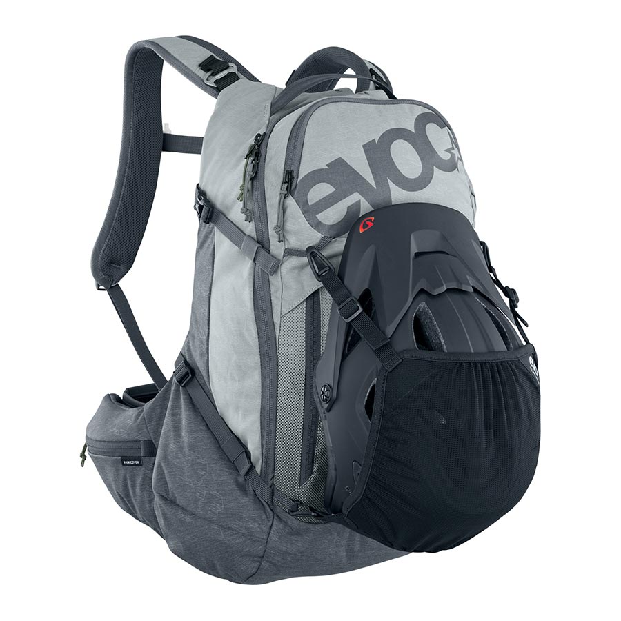 EVOC, Trail Pro, Protector backpack, 26L, Stone/Carbon Grey, SM