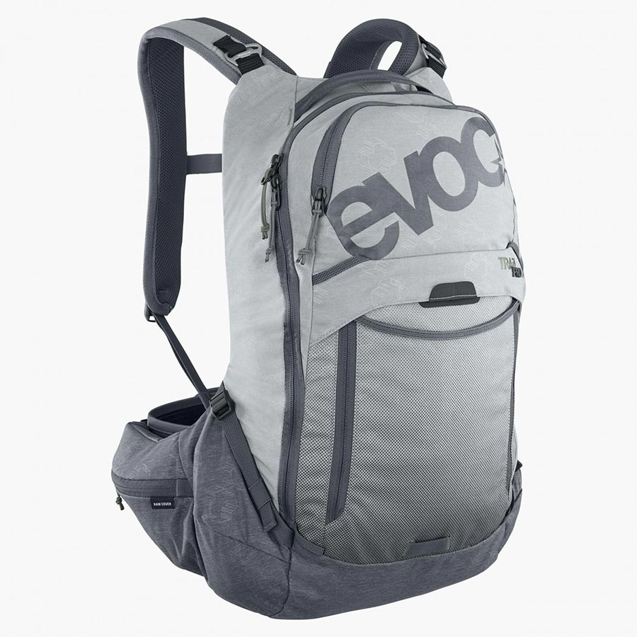 EVOC, Trail Pro 16, Protector backpack, 16L, Stone/Carbon Grey, LXL