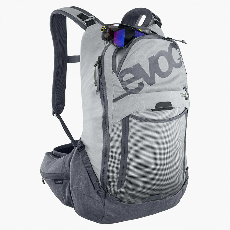 EVOC, Trail Pro 16, Protector backpack, 16L, Stone/Carbon Grey, LXL