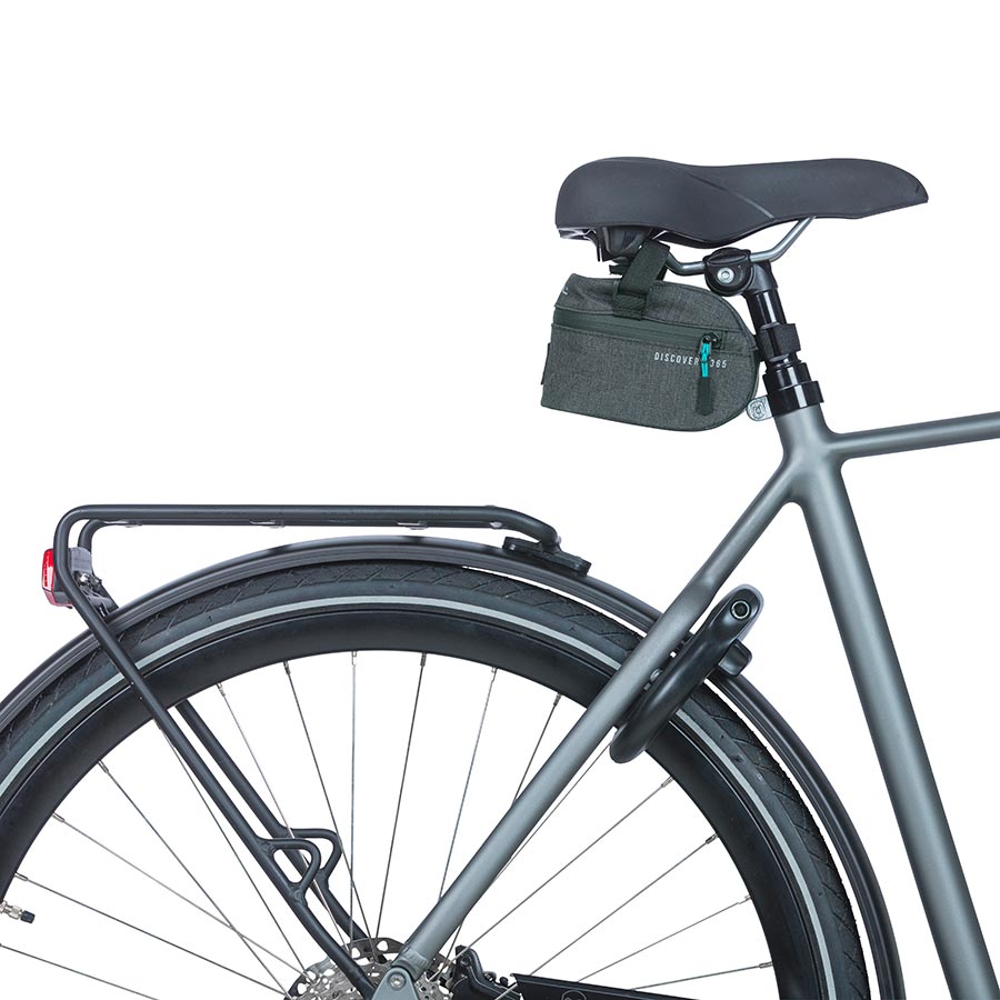 Basil, Discovery 365, Seat Bag, 1L, Black Melee