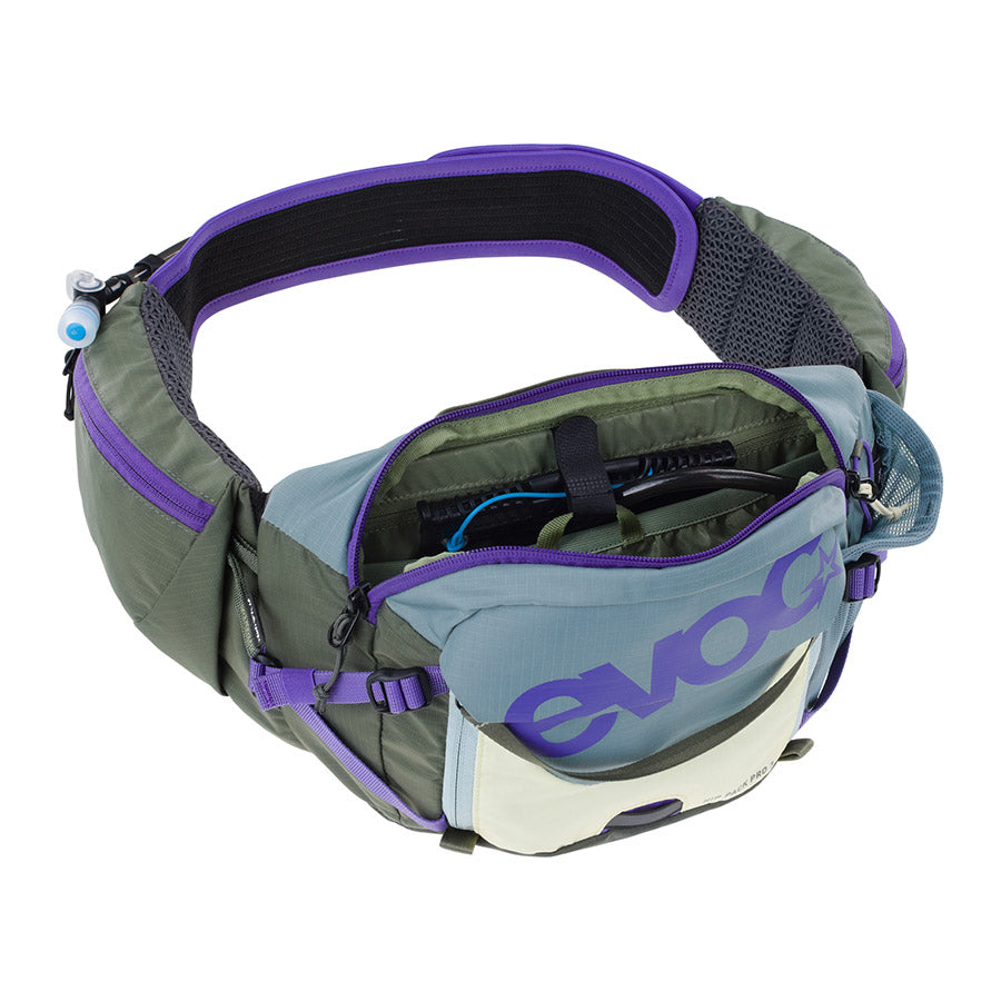 EVOC, Hip Pack Pro 3 +1.5L Bladder, Hip Pack, 3L, Included (1.5L), Black