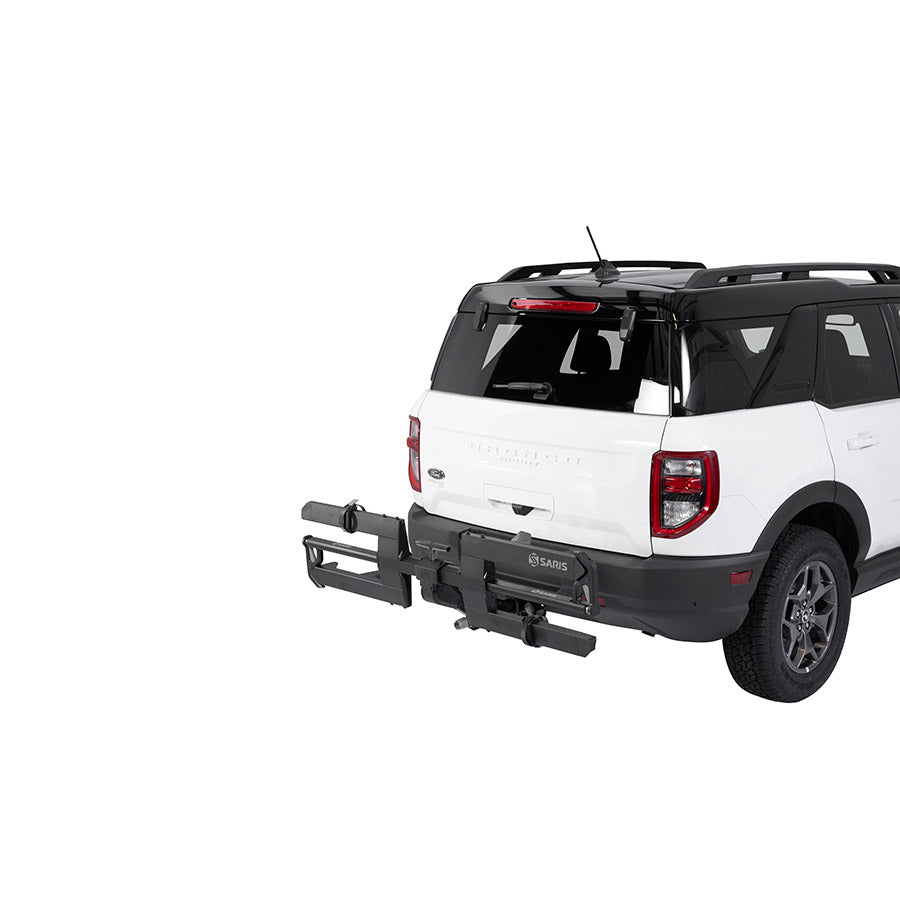 Saris, Superclamp G4 2 Bike, Hitch Mount Rack, 1-1/4'' and 2'', Bikes: 2, Weight: 60 lb