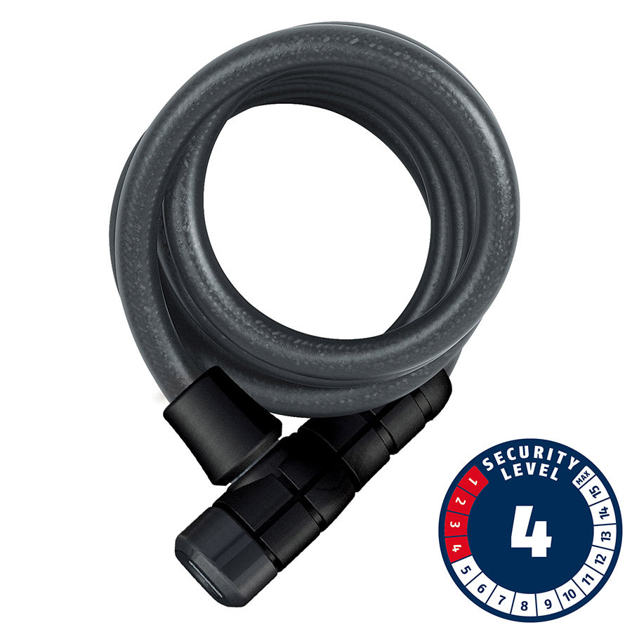 Abus, Booster 6512K, Cable with key lock, 12mm x 180cm (12mm x 5.9')