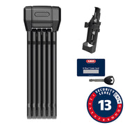Abus, Bordo XPlus 6200K, Folding Lock, Key, 5mm, 90cm, 3.0', SH, Black