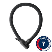 Abus, Yarnit 4004K, Chain Lock, Key, 4mm, 85cm, 2.8', Black