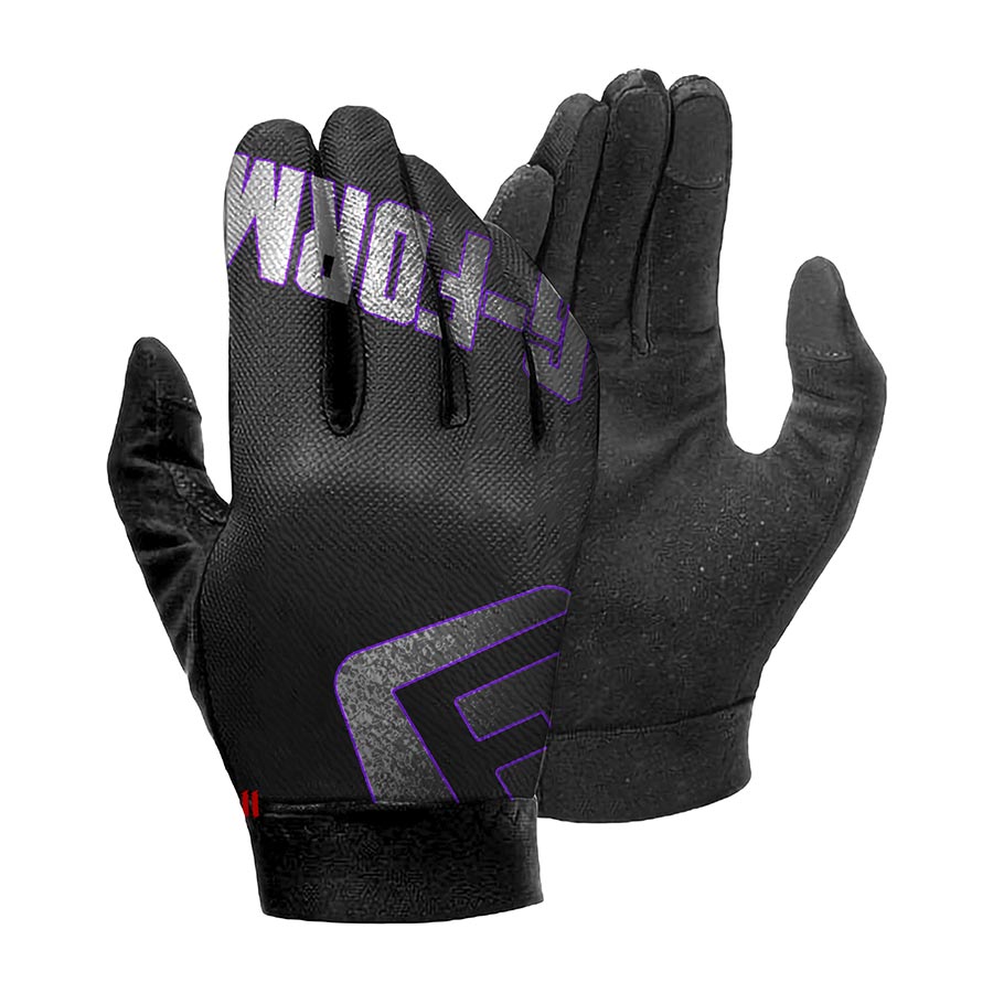 G-Form, Tempo Glove, Full Finger Gloves, Black Purple, M, Pair