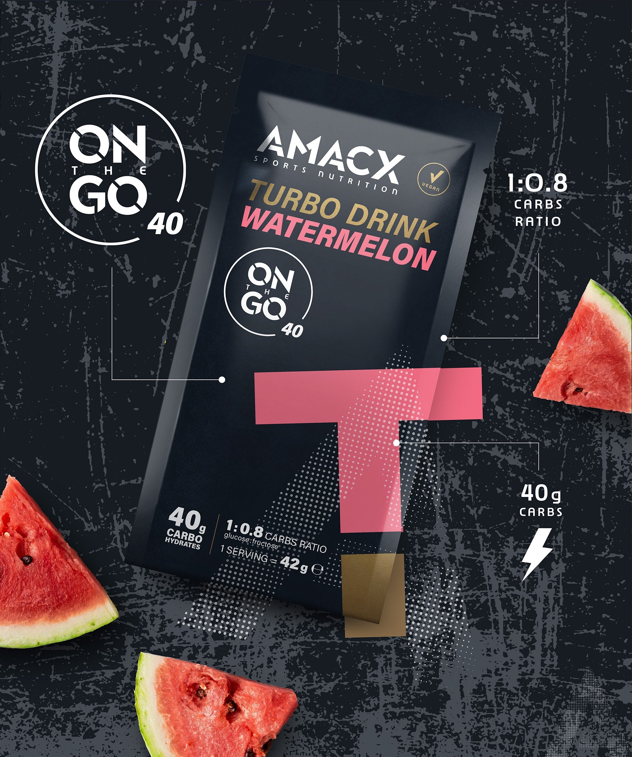 Turbo Drink On The Go Watermelon | 12 pack