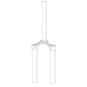 RockShox, CSU for SID SA 29 46OS 1-1/8 DFBLK, 11.4018.008.257