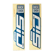 RockShox, Decal Kit for SID SL D1, Gloss Polar Foil for Blue Crush, Kit
