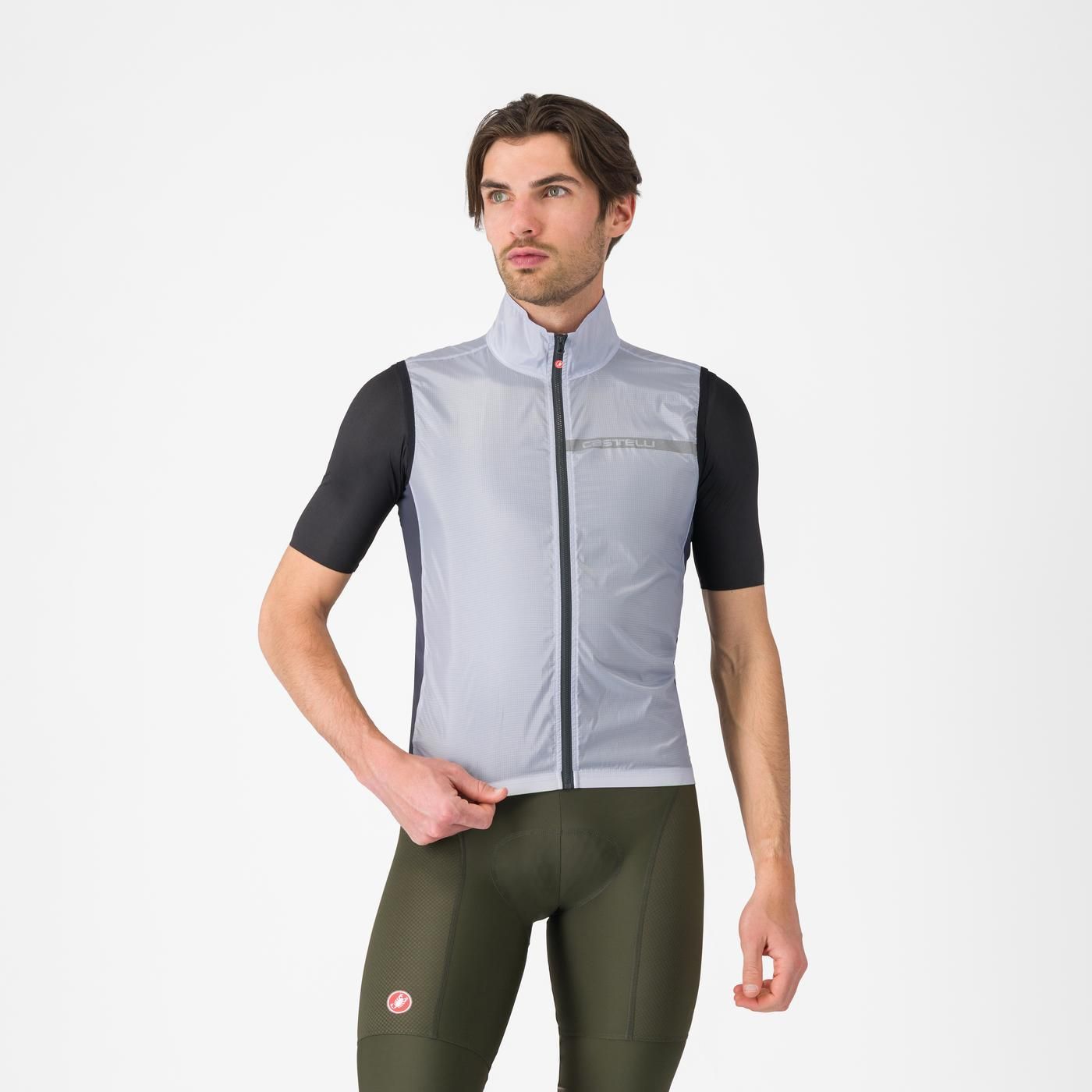 CASTELLI SQUADRA STRETCH VEST・カステリ（シルバー） Castelli Squadra Stretch Vest – Quick Cranks